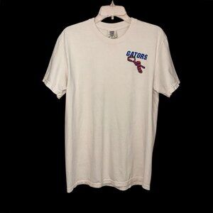 Florida Gators Graphic Tshirt Cream 2 Bits 4 Bits Men’s Medium Comfort Colors